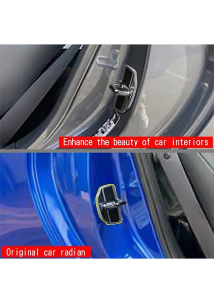 2set Araba Trd Kapı Kilidi Sabitleyici Mandalları Durdurucu Kapak Koruyucu Subaru Tüm Serisi Brz Xv Forester Legacy Outback (Yurt Dışından) fırsatları