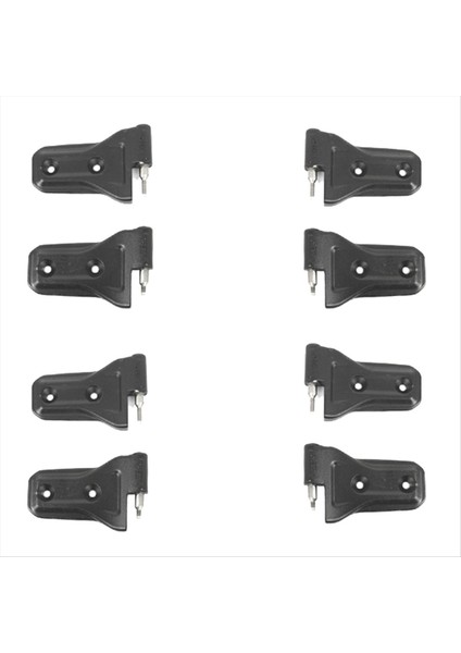 1set/8pcs Jeep Wrangler Için Araba Kapı Menteşe Kiti Jl 4dr 2018+ Vücut Menteşeleri Kapak Trim Uzun Üst ve Kısa Alt (Yurt Dışından)