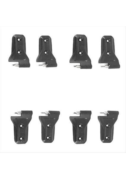 1set/8pcs Jeep Wrangler Için Araba Kapı Menteşe Kiti Jl 4dr 2018+ Vücut Menteşeleri Kapak Trim Uzun Üst ve Kısa Alt (Yurt Dışından) indirimleri