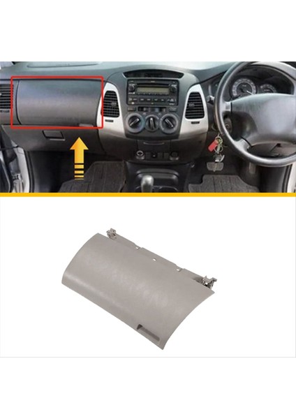 Çizgi Depolama Kutusu Kapak Eldiven Kutusu Üst Panel Gri 55440-0K040-A0 Toyota Innova 06-15 Rhd Yolcu Saklama Kutusu Panel (Yurt Dışından) fiyatları