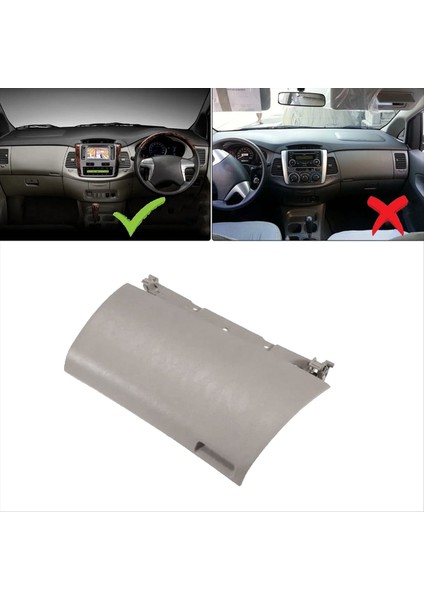 Çizgi Depolama Kutusu Kapak Eldiven Kutusu Üst Panel Gri 55440-0K040-A0 Toyota Innova 06-15 Rhd Yolcu Saklama Kutusu Panel (Yurt Dışından) modelleri