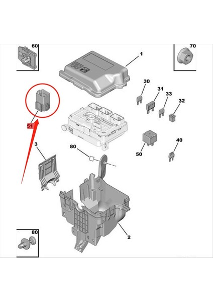 Fan Rölesi 9804673180 Peugeot 301 508 2008 Citroen C5 C3XR Elysee Yeni Yüksek Kaliteli Otomobil Parçaları (Yurt Dışından) indirimleri