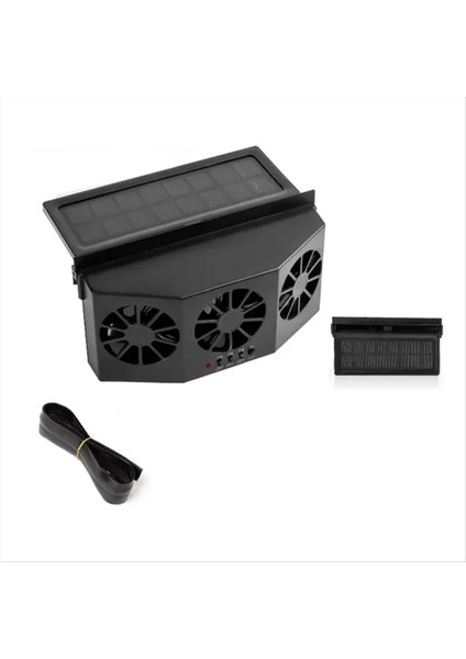 3 Kafa Güneş Araba Soğutma Fanı Elektrikli Araç Hava Soğutucu Şarj Havalandırma Havalandırma Radyatörü Araç B Için Ön Koltuk Arındırıcıları (Yurt Dışından)