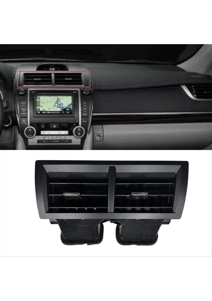 Toyota Camry Için Araba Gösterge Tablosu Klima Outlet Montajı 2012-2017 Merkez Konsolu A/c Hava Havalandırma Izgarası Trim (Yurt Dışından) modelleri