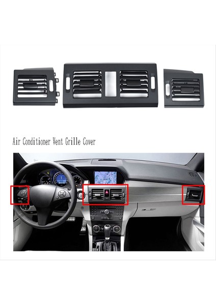 Dash Panel Klima Havalandırma Grille Kapak Mercedes Benz Glk Sınıfı X204 2008-2012 Sağ 20483056549107 2048305654 (Yurt Dışından) indirimleri