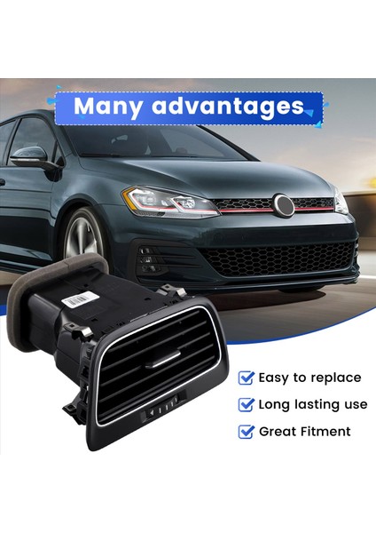 Araba Ön Gösterge Tablosu Merkezi Klima Vw Golf Için A/c Havalandırmaları 7 7 5 Mk7 Mk7 5 2013-2019 Sağ L5GG 819 704 (Yurt Dışından) indirimleri