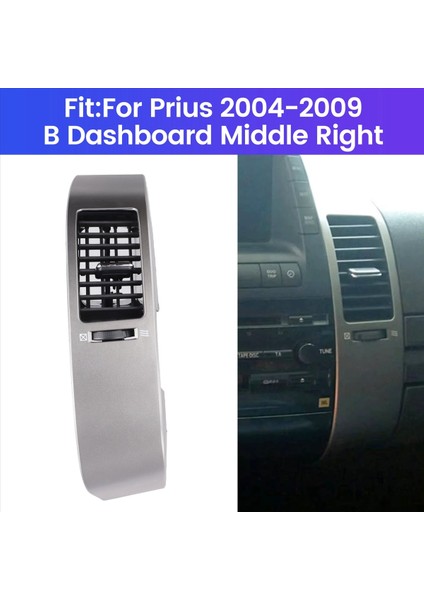 Toyota Prius 2004-2009 Orta Sağ Için Araba Ön Gösterge Tablosu Havalandırma Paneli Klima Outlet Grille (Yurt Dışından) fırsatları