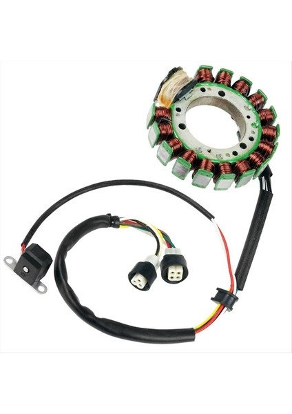 Motosiklet Jeneratörü Magneto Stator Bobini 3HN-85510-00-00 Yamaha Savaşçısı YFM350 1990-1995 (Yurt Dışından)