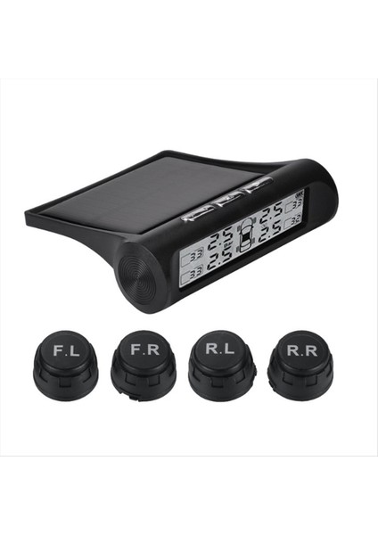 Araç Harici Lastik Basınç Sensörleri Güneş Gücü Tpms Lastik Basınç Izleme Sistemi Lastik Basınç Alarm Dijital Ekran (Yurt Dışından) indirimleri