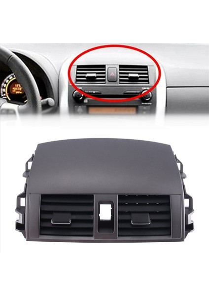 Toyota Corolla 2008-2013 Için 2x Gri Merkez Dash A/c Çıkış Hava Havalandırma Paneli (Yurt Dışından) indirimleri