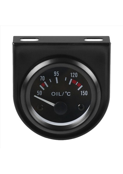 2pcs 2 Inç 52MM 12V Beyaz LED Işaretçi Araç Yağı Sıcaklık Sıcaklık Göstergesi Siyah (Yurt Dışından) fiyatları