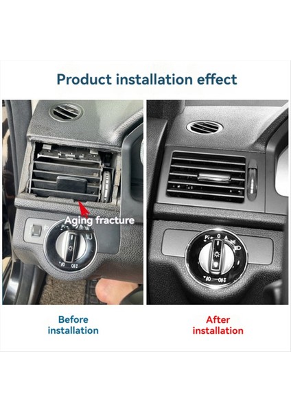 Mercedes Benz C Sınıfı W204 2008-2010 Için Araba Dash Ac Hava Havalandırma Outlet Grille Montaj (Yurt Dışından) fiyatları