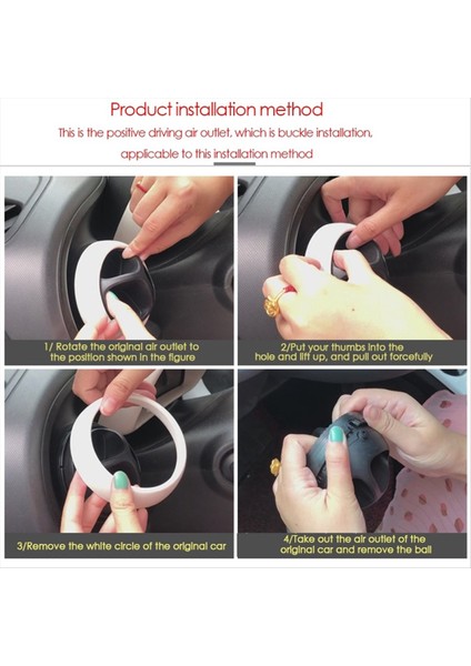 1set/4pcs Araba Girdabı Klima Hava Çıkışı Modifikasyon Parçaları Mercedes Smart 453 Fortwo Forfour (Yurt Dışından) indirimleri