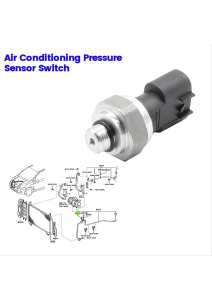 Toyota Lexus Scion Camry Corolla Avalon Için Co/c Dönüştürücü Soğutucu Basınç Anahtarı 8871933020 (Yurt Dışından) fiyatları