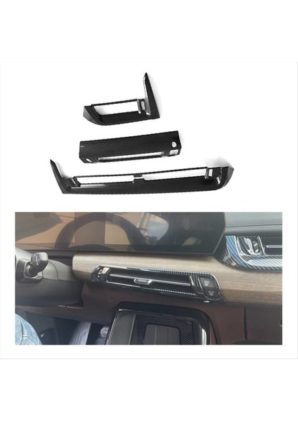 Abs Karbon Fiber Araç Gösterge Tablosu Hava Havalandırma Outlet Kapak Trim Cihaz Paneli Hava Havalandırma Çerçevesi Bmw X1 U11 2023 2024 Rhd (Yurt Dışından) fiyatları