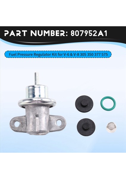807952A1 Merkür Mercruiser V-6 &amp V-8 305 350 377 575 Için Yakıt Basıncı Regülatör Kiti (Yurt Dışından) fırsatları