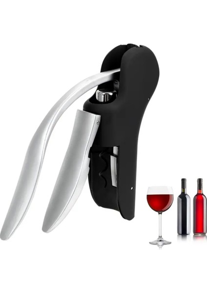 Tirbuşon Profesyonel Dökme Demir Şarap ve Şampanya Mantar Açacağı Güvenli Tutuşlu modelleri
