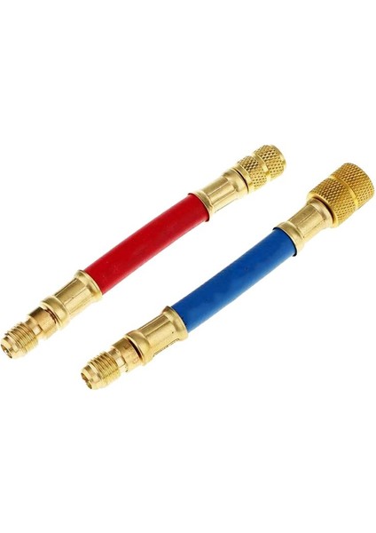 8pcs Araç Klima Soğutma CT-138 Dönüştürme Adaptör Hortum Set Koşul Doldurma Kiti Adaptörleri (Yurt Dışından) fırsatları