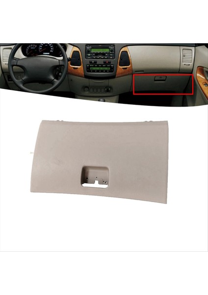 Toyota Innova 2005-2015 Için Araba Yardımcı Pilot Depolama Kutusu Kapağı Bej (Yurt Dışından) modelleri