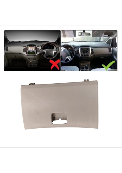 Toyota Innova 2005-2015 Için Araba Yardımcı Pilot Depolama Kutusu Kapağı Bej (Yurt Dışından) fırsatları
