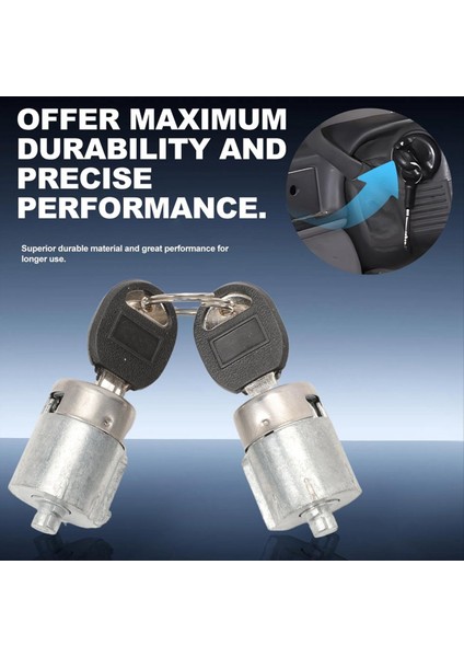 Ateşleme Kilit Silindir ve Kapı Kilit Silindir Kiti Chevy C1500 C2500 C3500 924-791 12300443 D1414B 701400 (Yurt Dışından) fırsatları