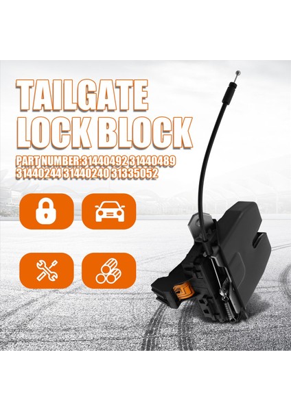 Arka Bagaj Bagaj Kapağı Kilidi 31440492 31440489 31440244 31440240 31335052 Volvo XC60 Için Araba Bagaj Kapağı Kilit Bloğu (Yurt Dışından) fırsatları