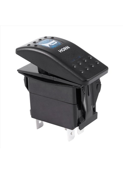 6x Mavi Işık Korna Deseni LED 12V/20A 24V/10A 5 Pimli Rocker Geçiş Anahtarı Araç Teknesi (Yurt Dışından) fiyatları