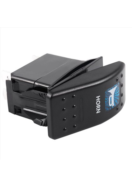 6x Mavi Işık Korna Deseni LED 12V/20A 24V/10A 5 Pimli Rocker Geçiş Anahtarı Araç Teknesi (Yurt Dışından) indirimleri