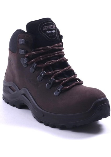 G1221CKO Koyu Kahve Crazy Deri Watertıght Outdoor Trekkin indirimleri