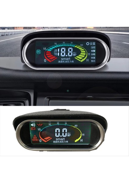 LCD 12V-24V Exkavatör Kamyon Araç Motor Yağ Basınç Göstergesi Yağ Basınç Sensörü 1/8npt Dijital Yakıt Basınç Ölçer (Yurt Dışından) indirimleri