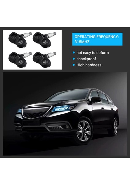 315MHZ Yeni Lastik Basınç Sensörü 42753 STK-A04 Acura Mdx Tsx Rdx Honda Pilot 07-15 PMV-107G 42753STKA02 42753STKA03 (Yurt Dışından) indirimleri