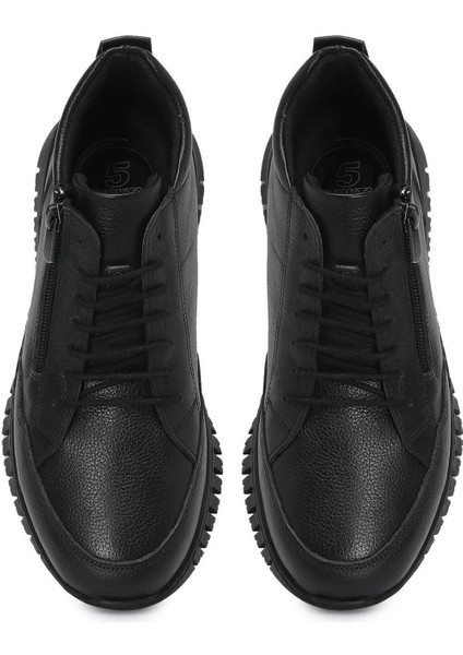 Polaris 105331.Z Siyah Kadın Hakiki Deri Bot