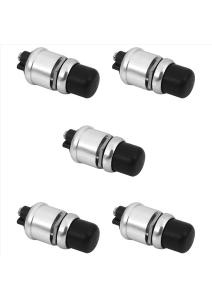 5x Ağır Dereceli Su Geçirmez Araba Tekne Korna Motor Başlangıç Ana Anahtar Itme Düğmesi (Yurt Dışından)