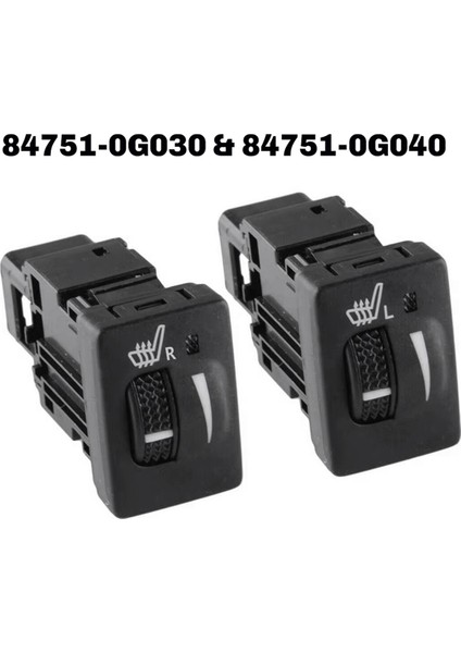 Toyota Highlander Için Araç Koltuğu Isıtma Anahtarı Isıtmalı Kontrol Düğmesi 2015-2019 Sağ 84751-0G040 847510G040 (Yurt Dışından) fırsatları