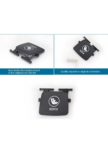 For-Bmw G01 Araba Arka Çocuk Koltuğu Ankrajı Isofix Kapak Kapağı Otomatik Yedek Parçalar X3 X4 G02 Araba Koltuğu Kapakları (Yurt Dışından) fiyatları