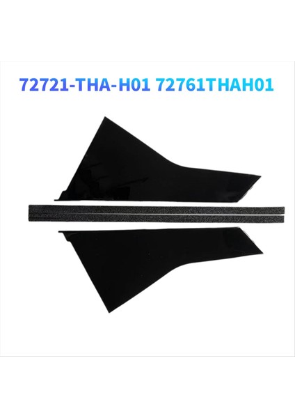 1paır Arka Kapı Pencere Çerçevesi Trim Paneller 72721-THA-H01 72761THAH01 Honda Accord Ur-V 2017-2023 Ön Cam Post Trim (Yurt Dışından) modelleri