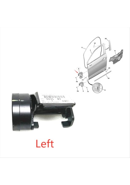 Araba Sol Ön Kapı Menteşe Citroen C5 9035W9 (Yurt Dışından) modelleri