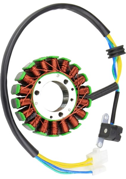 93MM 18 Kutuplu Motosiklet Manyeto Jeneratör Linhai Parçaları Için Stator YP250 LH250 Atv Quad 250CC Motosiklet Aksesuarları (Yurt Dışından) fiyatları