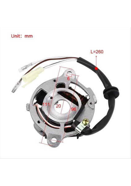 Yamaha Için 95MM PY50 PW50 PEEWEE50 QT50 Motosiklet Stator Magneto Montajı (Yurt Dışından) fiyatları
