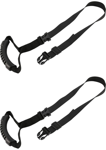 2x Otomatik Ayarlanabilir Araç Tutağı Ayakta Yardım Güvenlik Tutucu Araç Desteği Naylon Tapı Araba Yardımı Cihazı (Yurt Dışından)