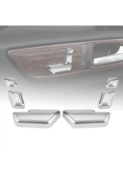 Mercedes Için 24X Benz C E Glk Gl ml Araba Koltuğu Ayar Düğmesi Anahtarı Kapak Dekoratif Etiket Trim Aksesuarları (Yurt Dışından) indirimleri