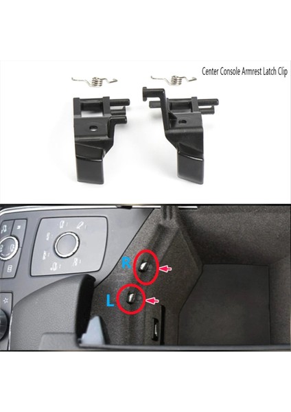 1666804103 Merkez Konsolu Art Tabanca Mandal Mandal Millet Klibi/gl/gl/gle/gls Sınıfı W292 W166 C292 X166 (Yurt Dışından)