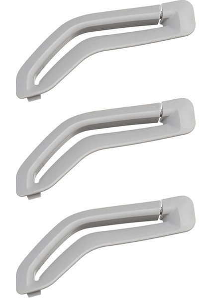 Volvo Için 3x S60 S80 V70 XC90 Sol Emniyet Kemeri Retraktör Kılavuzu Halka Kayışı Seçici Kapı Emniyet Kemer Döşeme Kapağı Gri 39966529 (Yurt Dışından)