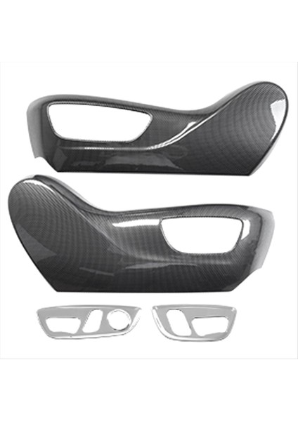 Toyota Land Cruiser Için 1set 4pcs Koltuk Yan Koruma Plakası 250 Prado LC250 2024 2025 Koltuk Ayar Paneli Kapağı (Yurt Dışından)