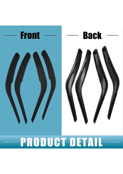 Bmw X1 E84 2010-2015 Için Araba Iç Kapı Kolu Çekme Paneli Kapağı 51412991775 51412991776 Siyah (Yurt Dışından) indirimleri