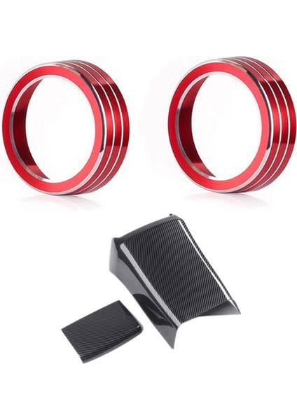 Koşul Düğmesi Kapak Trimleri Arka Kol Dayanağı Kutusu ile Honda Civic Için 10 16-19 (Yurt Dışından)