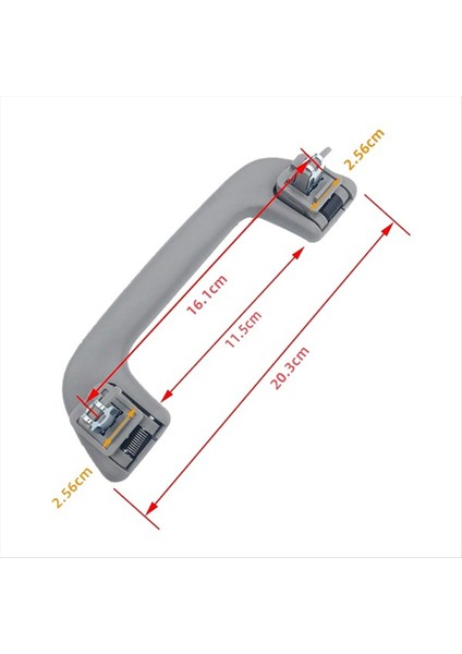 Araba Iç Çatı Kökşaf Tavan Çekme Sapı Kapı Güvenlik Tutucu 74610-52020 Toyota Corolla Yaris Prius Vios 4runner (Yurt Dışından) indirimleri