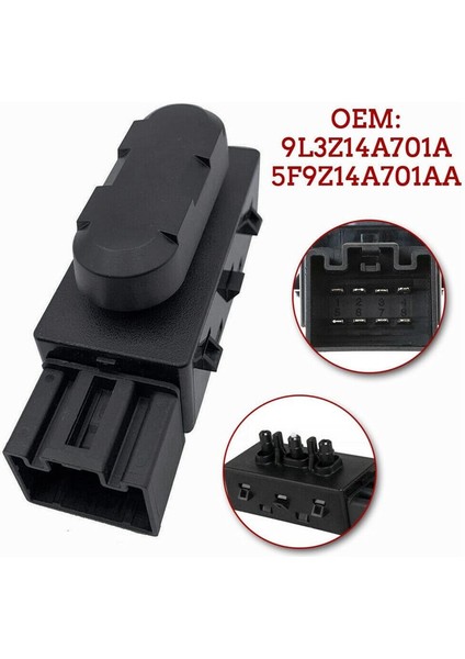 Ford F150 Için 6 Yolcu Güç Koltuk Anahtarı Ford F250 F350 F450 F550 Süper Görev 2009-2014 9L3Z14A701A 5F9Z14A701AA (Yurt Dışından) modelleri