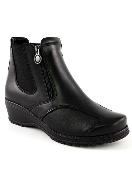 25652-K Zenne Siyah Deri Halluks Comfort Bot fiyatları