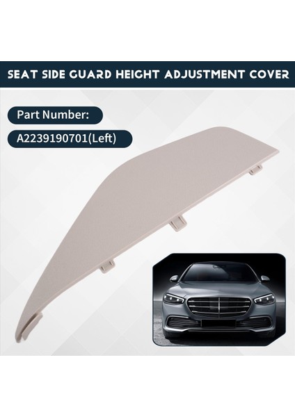 Mercedes-Benz S-Serisi W223 2021-2025 A2239190701 A22391907018T92 Için Yan Koltuk Koruyucusu Plaka Lik Ayar Kapağı (Yurt Dışından) fırsatları